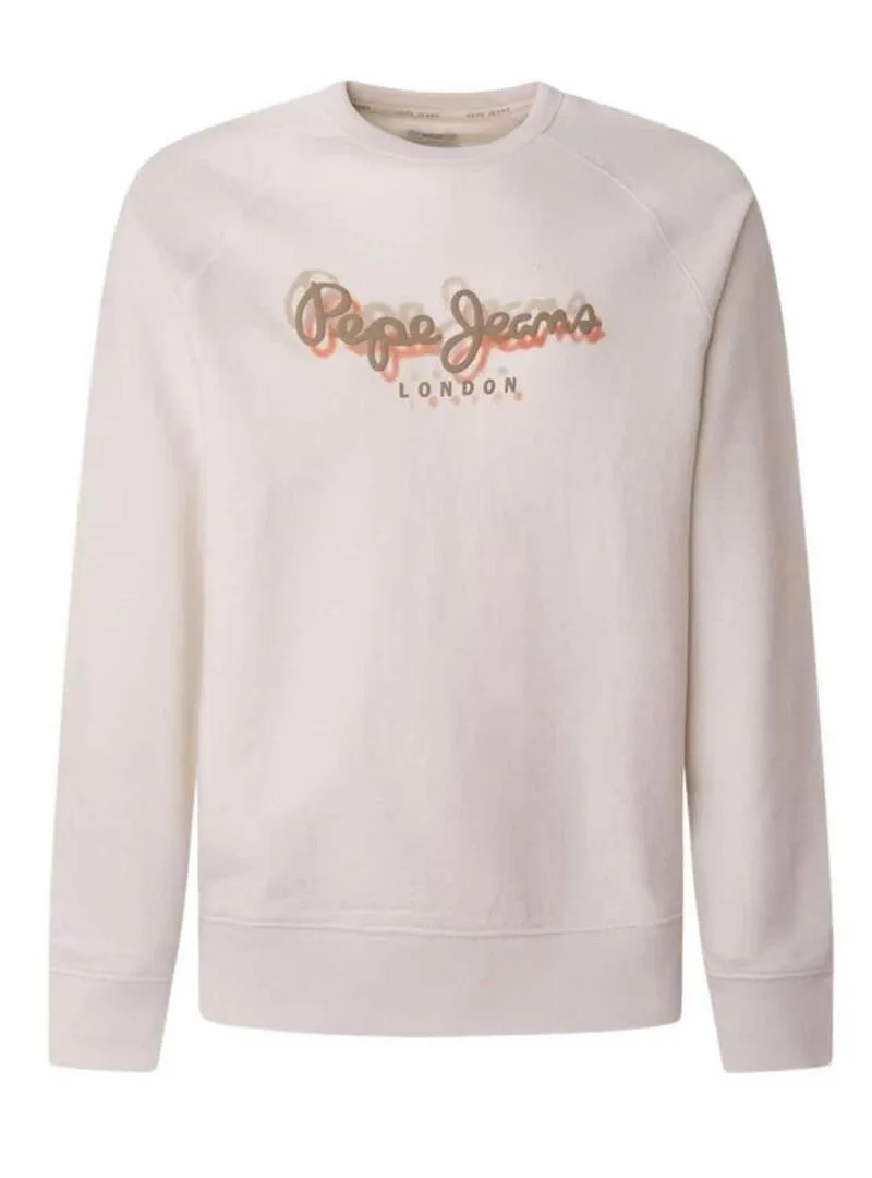 Felpa Pepe Jeans Agamunt Bianco per Uomo