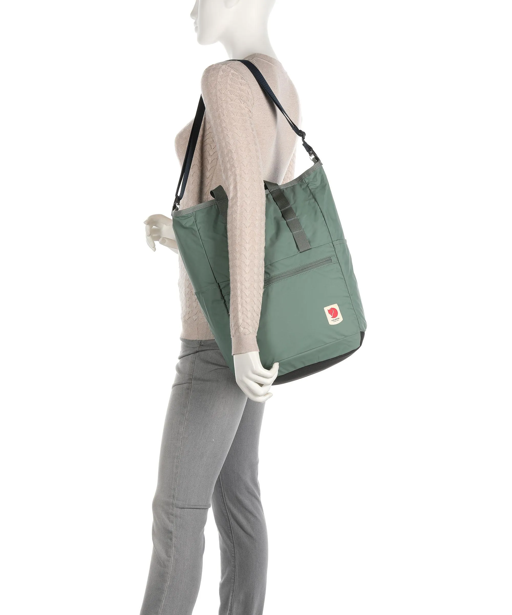  Fjällräven High Coast Borsa a zainetto 15″ nylon riciclato verde  