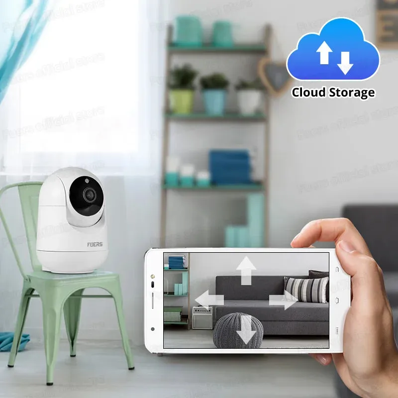 Fuers 5MP WiFi Camera Tuya Smart Home Indoor Wireless IP telecamera di sorveglianza AI rileva monitoraggio automatico sicurezza 