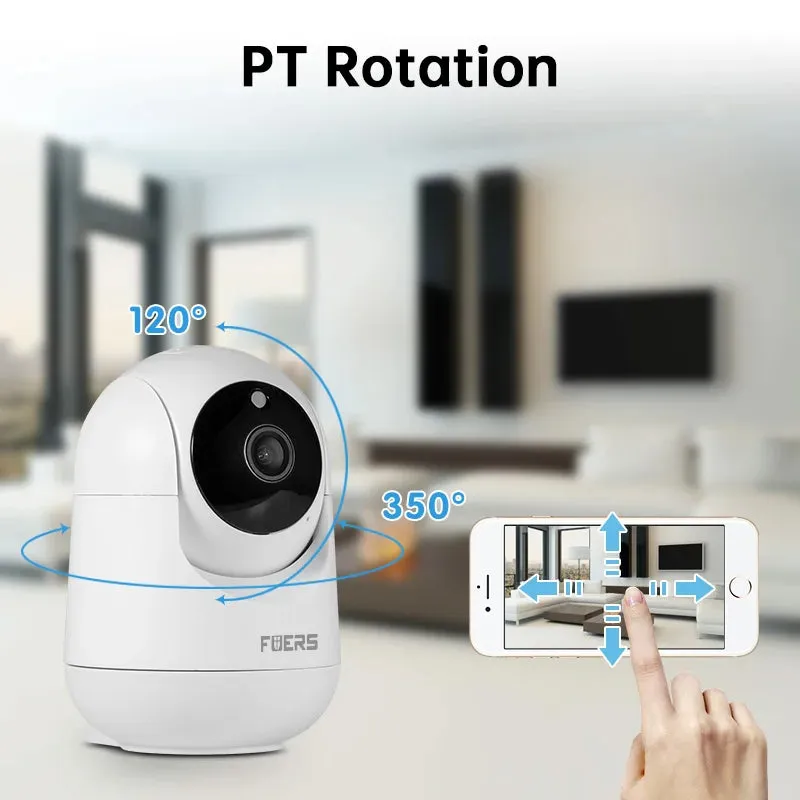 Fuers 5MP WiFi Camera Tuya Smart Home Indoor Wireless IP telecamera di sorveglianza AI rileva monitoraggio automatico sicurezza 