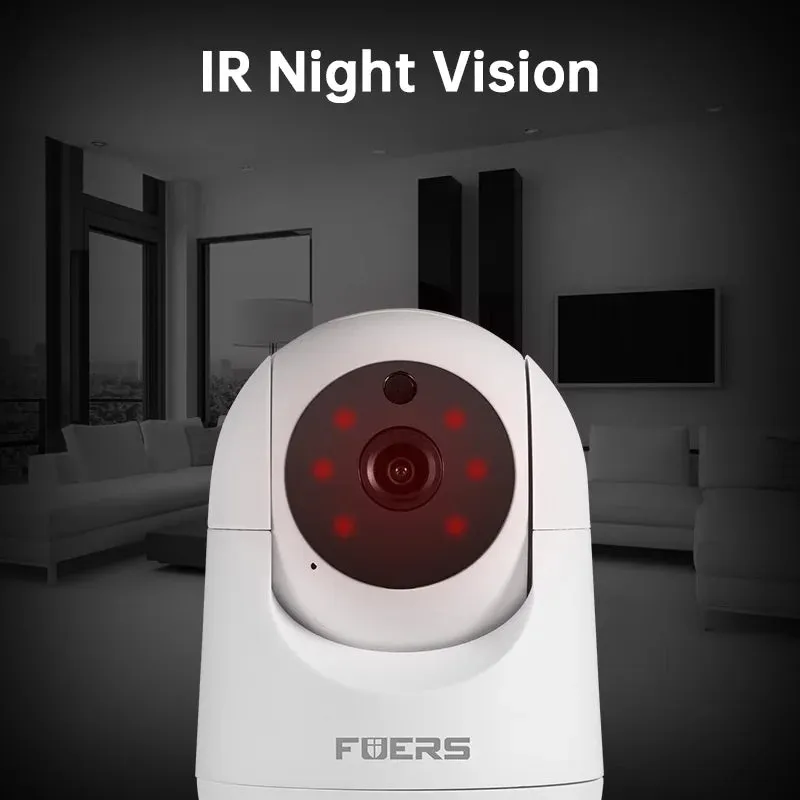 Fuers 5MP WiFi Camera Tuya Smart Home Indoor Wireless IP telecamera di sorveglianza AI rileva monitoraggio automatico sicurezza 