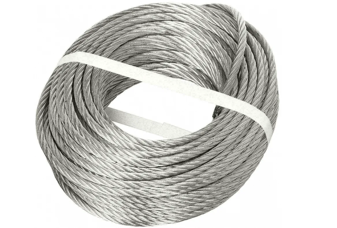 FUNE COMMERCIALE CAVO CORDA ACCIAIO ZINCATO 72FILI 50MT 10MM 3200KG PARANCO 331 