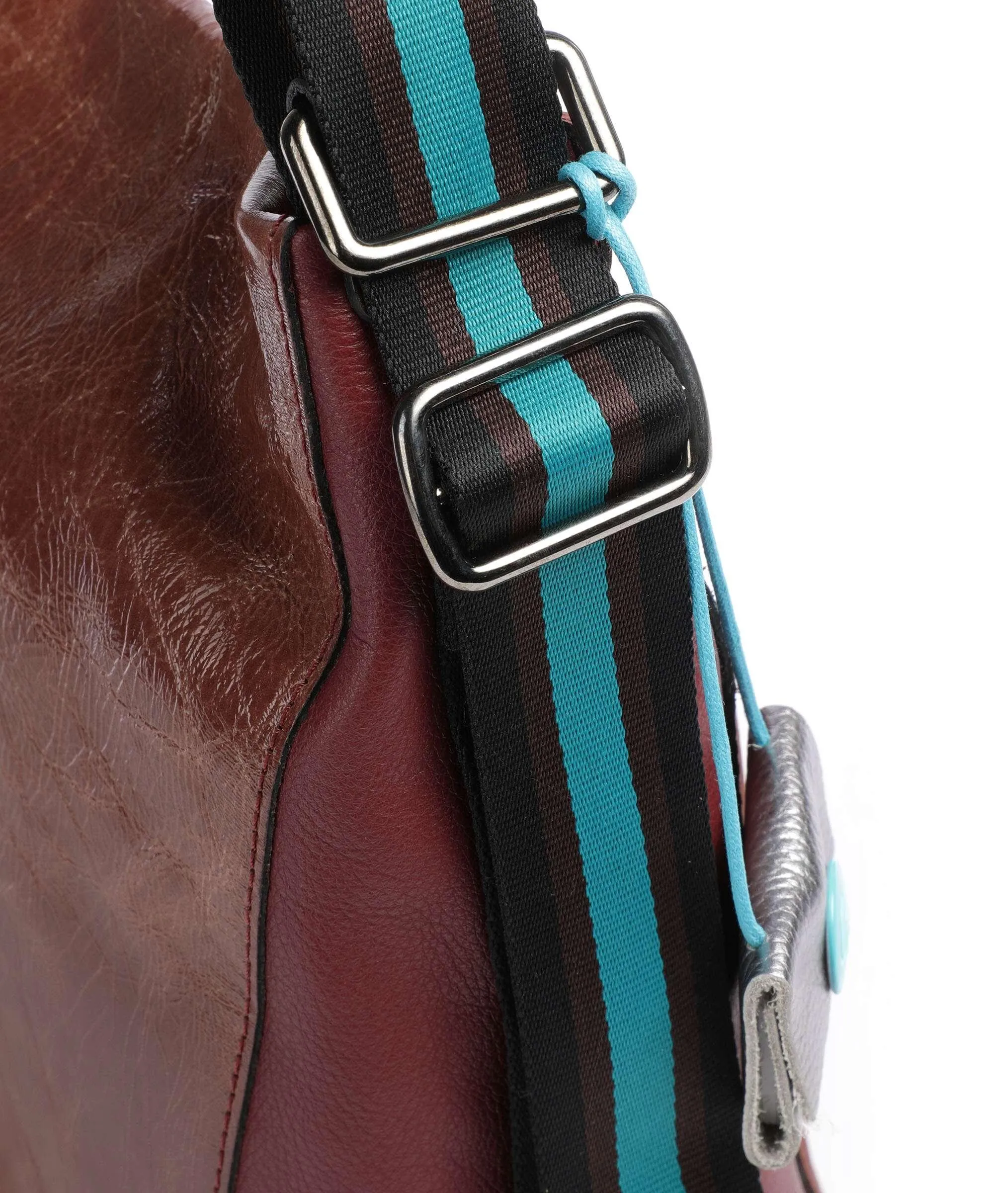  Gabs Aissa Borsa hobo pelle di vitello grana, pelle di vitello ruvida rosso bordò  