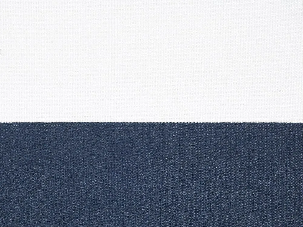 Garden Bench with Cushion VIVARA 160 cm Certified Acacia Wood Navy Blue