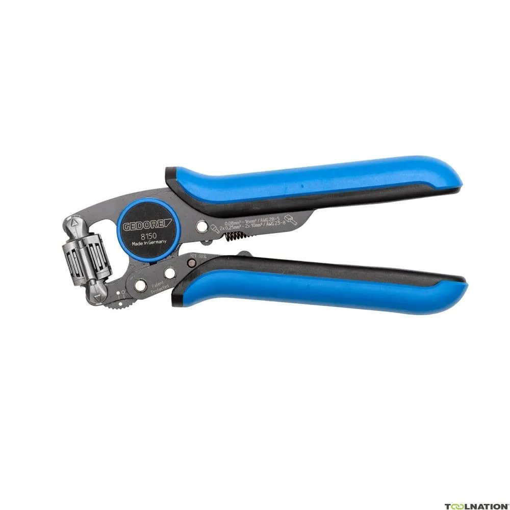 Gedore 3416437 8150 Crimpmax-360 Pinza per crimpare professionale 0,08-16 mm2 193 mm