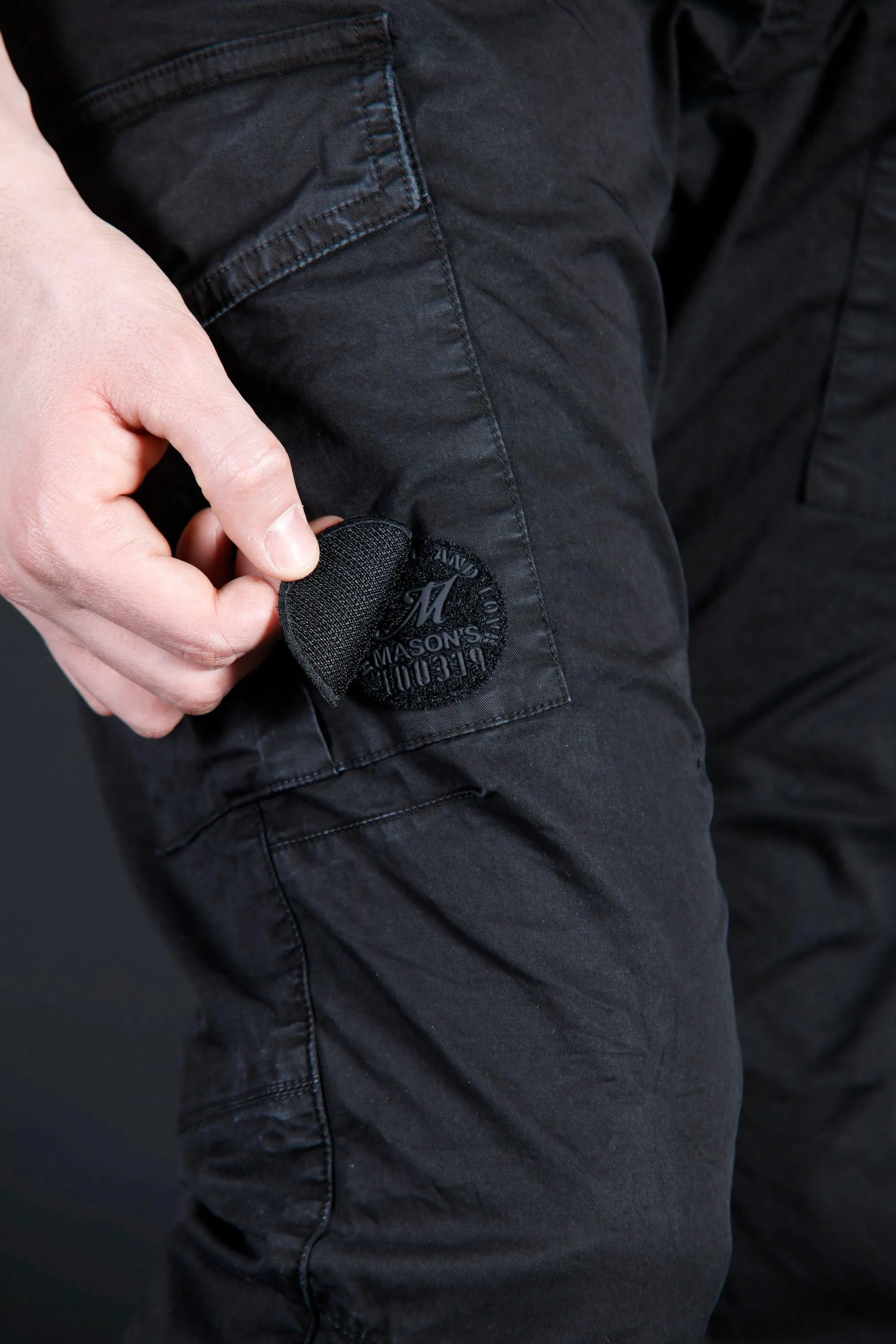 George Coolpocket pantalon  cargo homme  en twill édition limitée coupe carotte ①