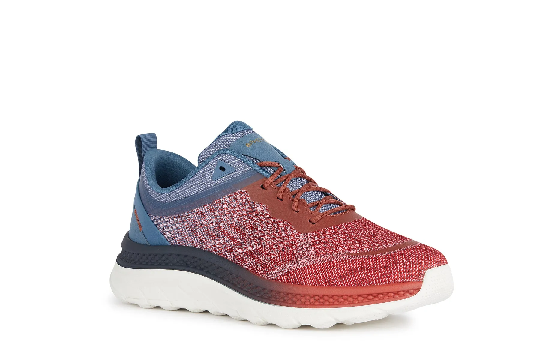 GEOX Sneaker Bassa Uomo - U45GQC000ZG Blu/Rosso  