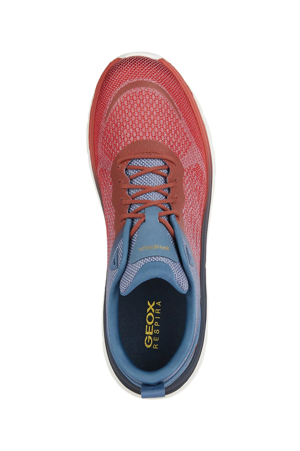 GEOX Sneaker Bassa Uomo - U45GQC000ZG Blu/Rosso  