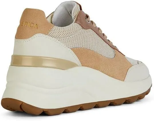 GEOX Sneakers con zeppa Donna - Bianco modello D45WAA 085AS
