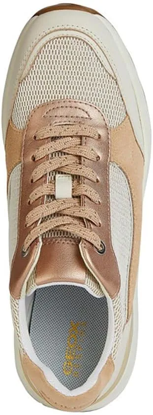 GEOX Sneakers con zeppa Donna - Bianco modello D45WAA 085AS