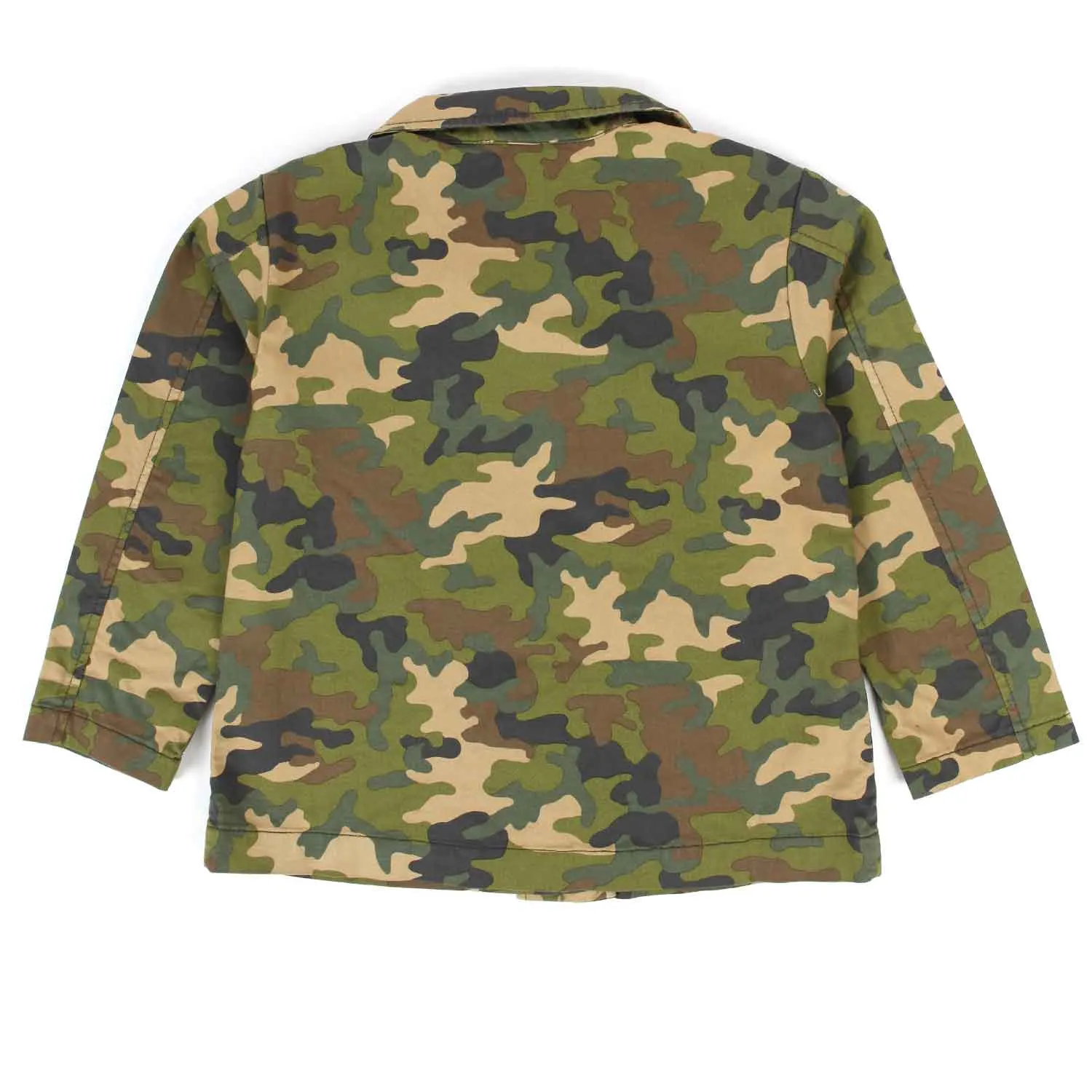 Giacca A Camicia Camouflage Unisex Bambino