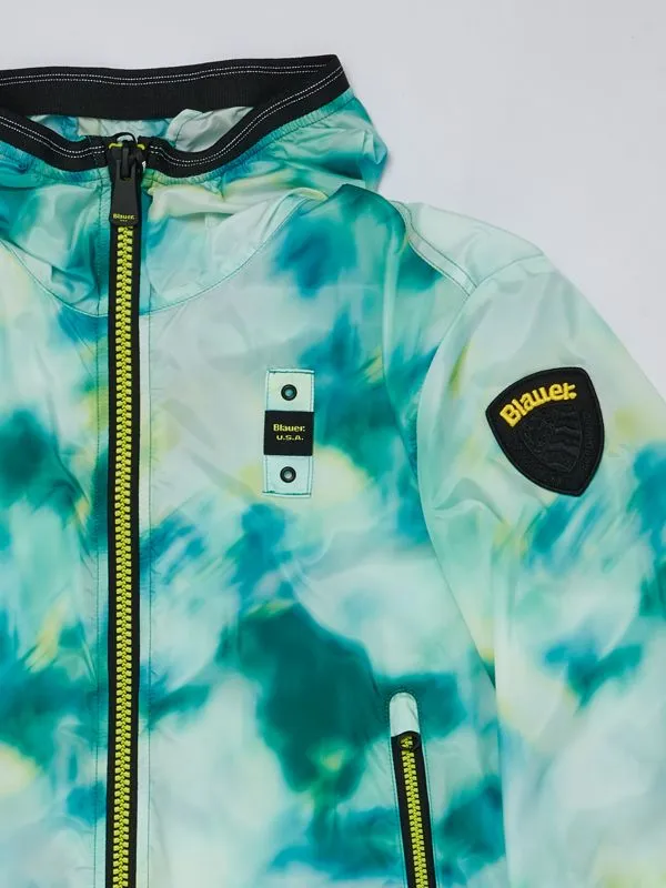 Giacca bambino Blauer in tessuto tecnico Verde