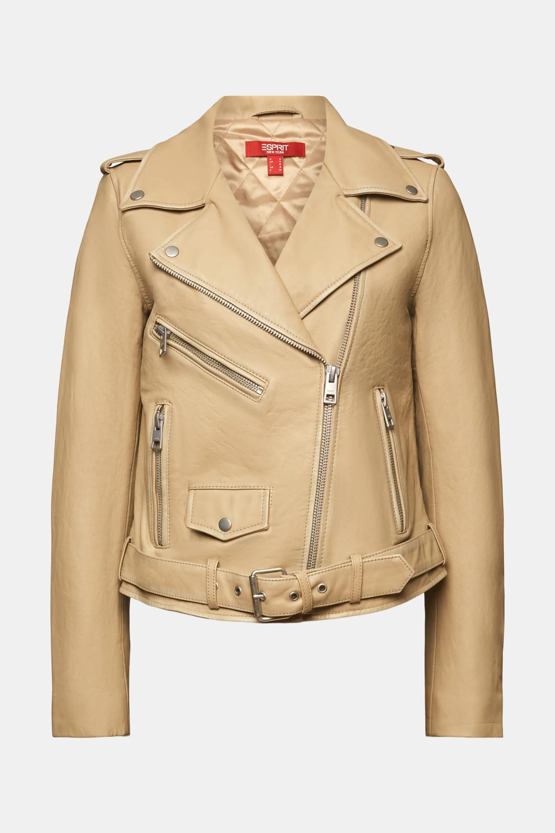 Giacca biker in pelle