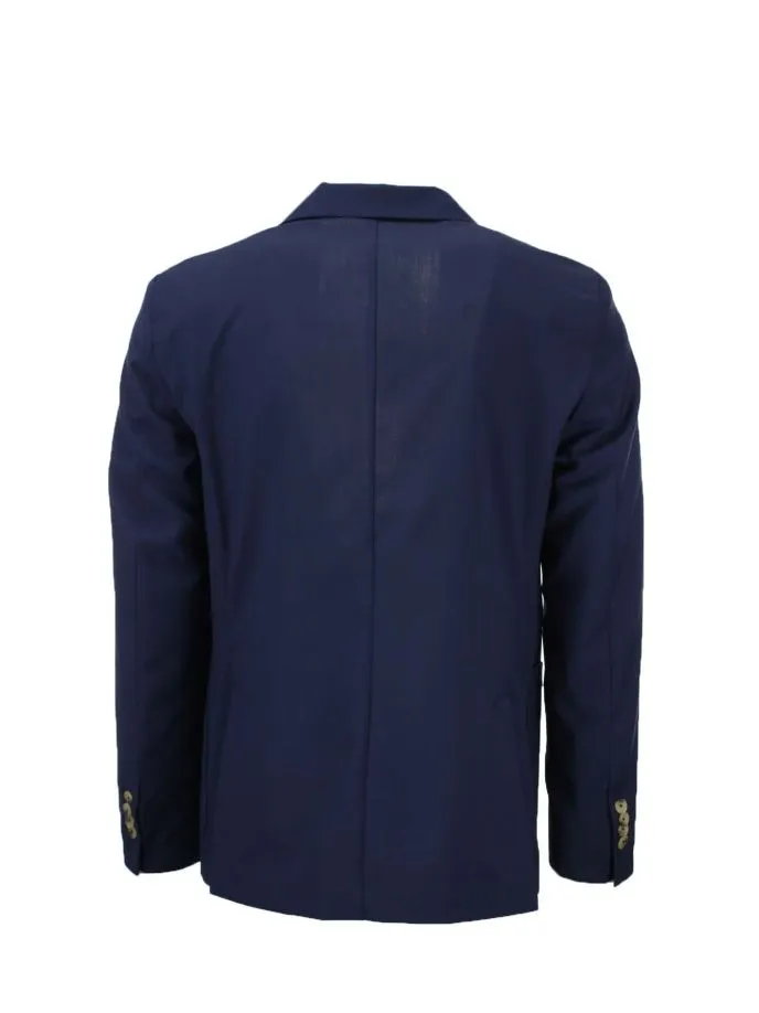 Giacca blazer sfoderato in tessuto stretch