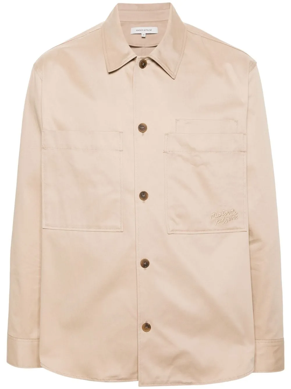 Giacca camicia in beige - uomo