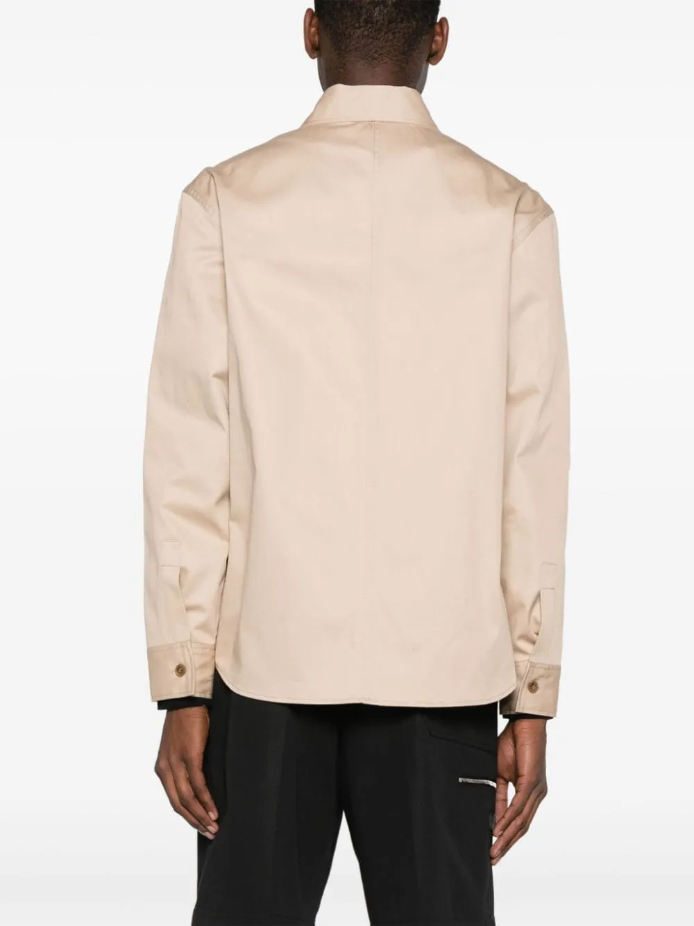 Giacca camicia in beige - uomo