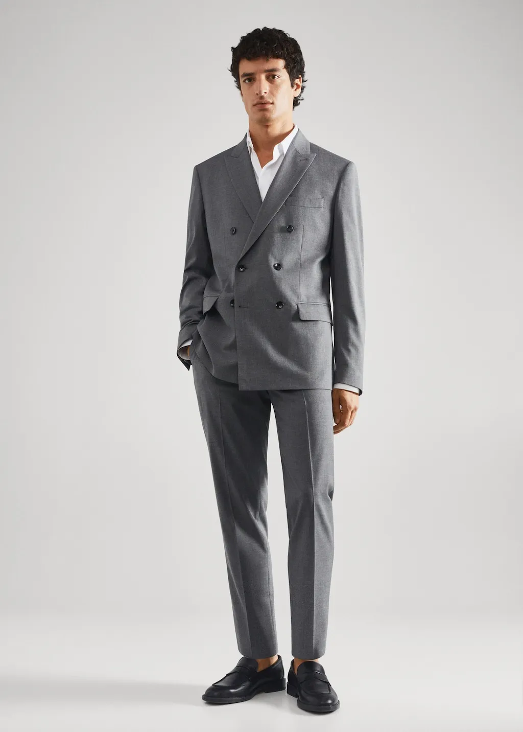 Giacca completo slim fit incrociata