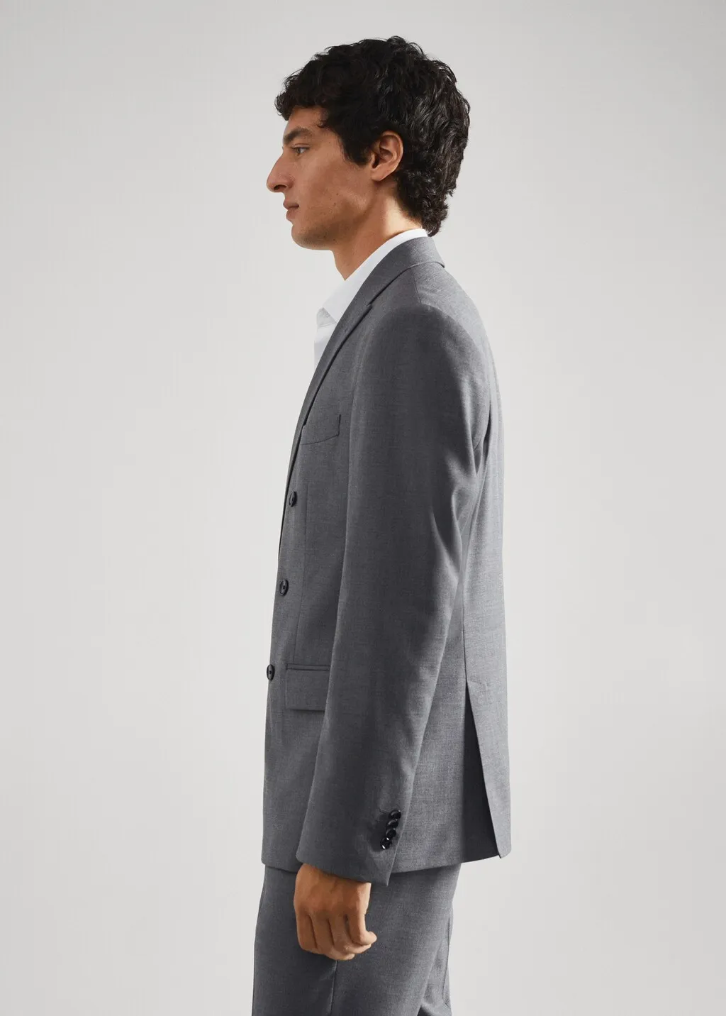 Giacca completo slim fit incrociata