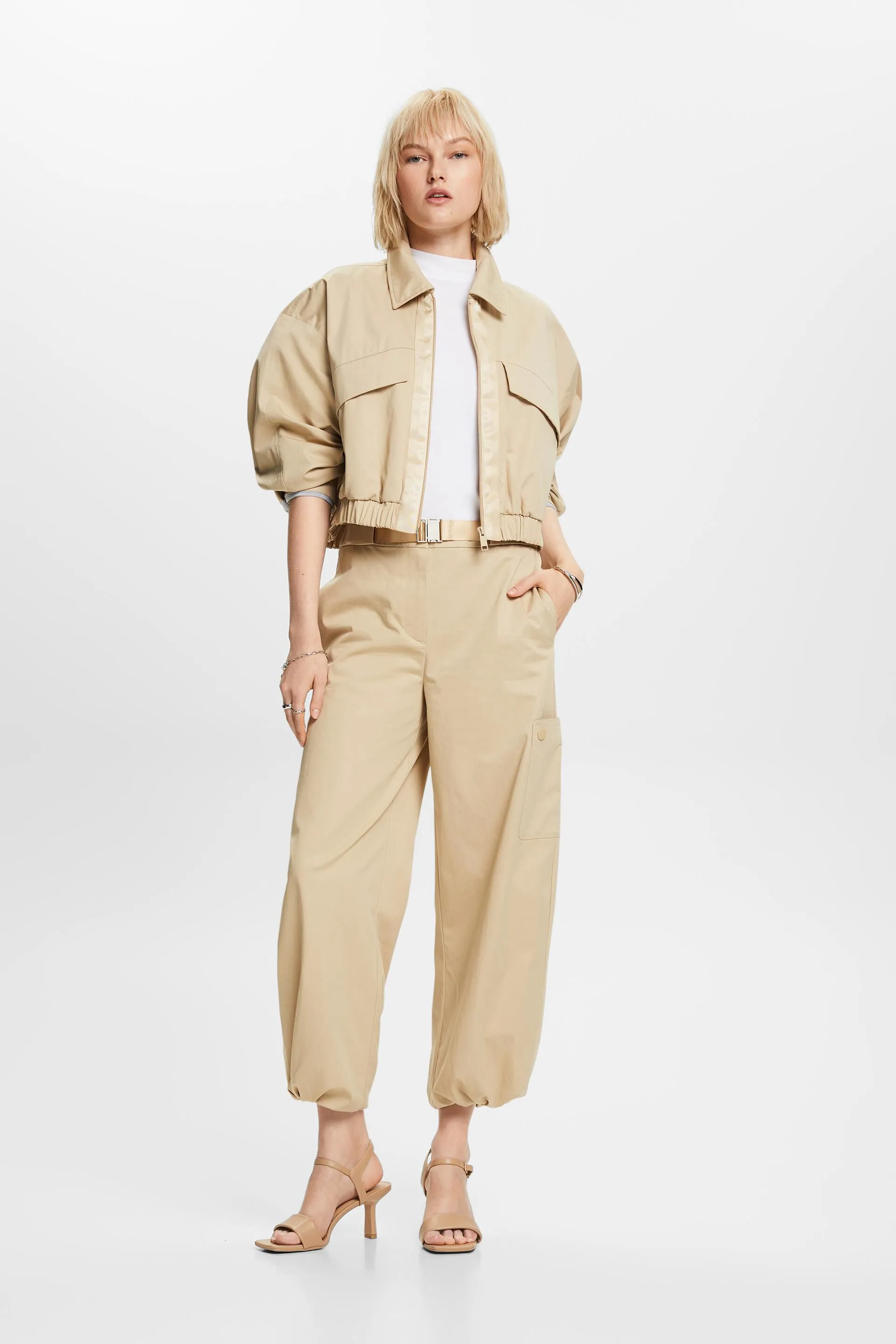 Giacca in twill di cotone