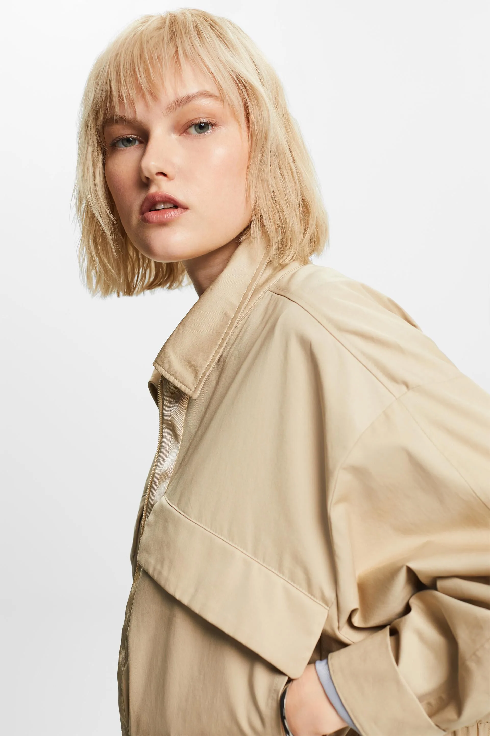 Giacca in twill di cotone
