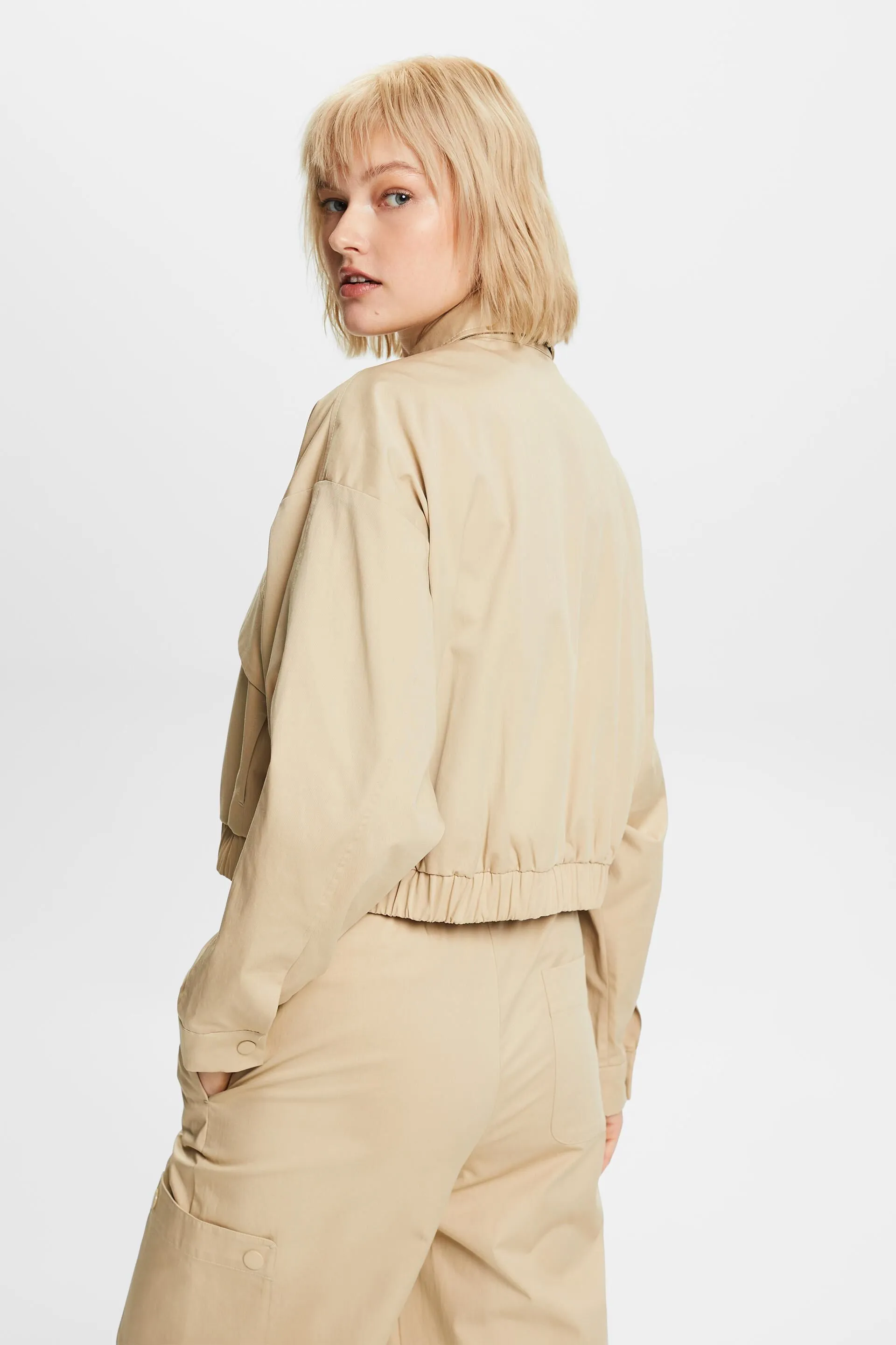 Giacca in twill di cotone