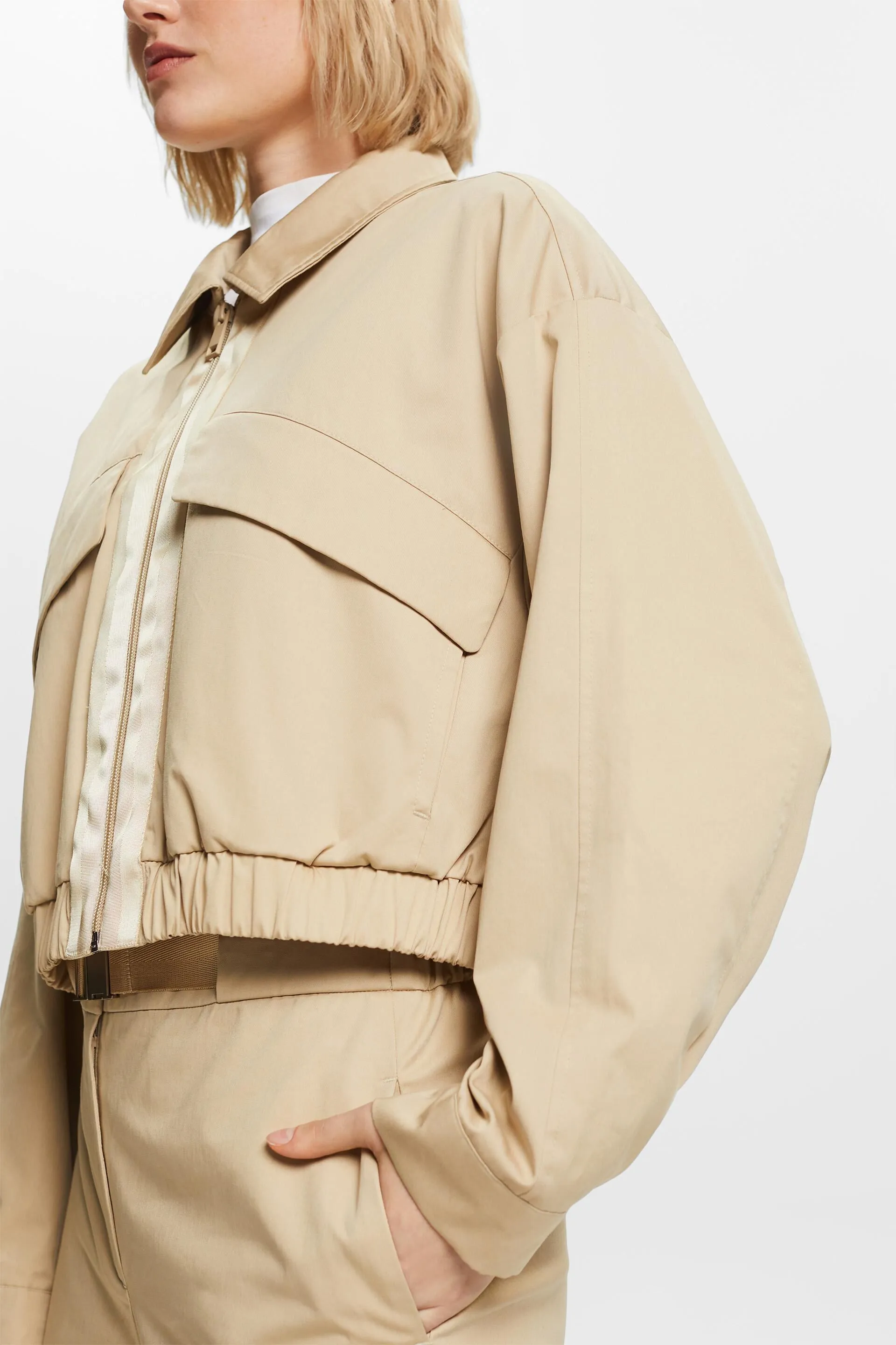 Giacca in twill di cotone