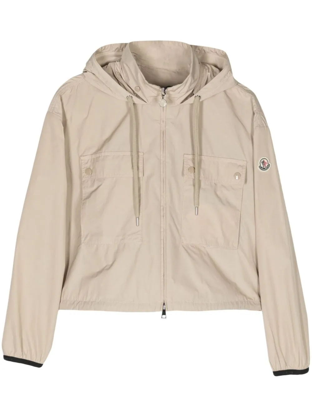 Giacca Leda crop in beige - donna