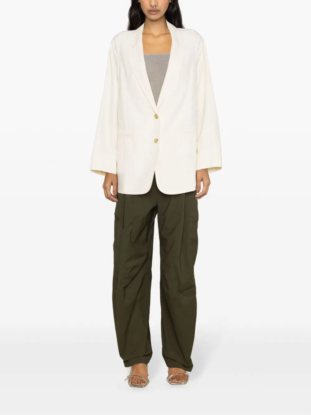 Giacca monopetto in bianco - donna