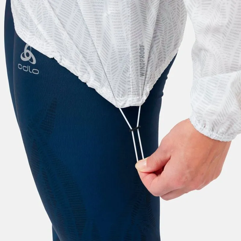 Giacca Odlo Zeroweight Print (bianco) donna