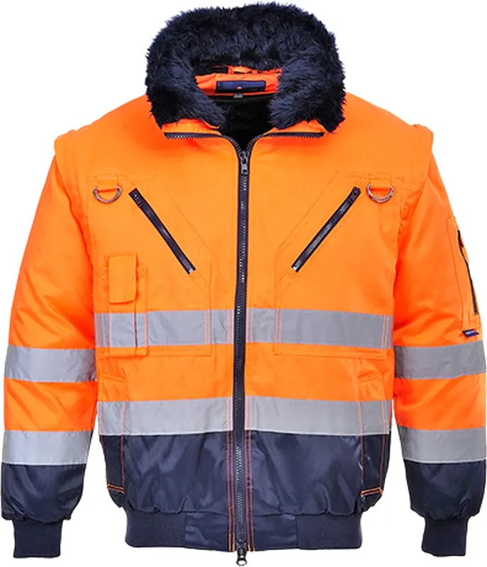Giacca Pilot Hi-Vis 3 in-1
