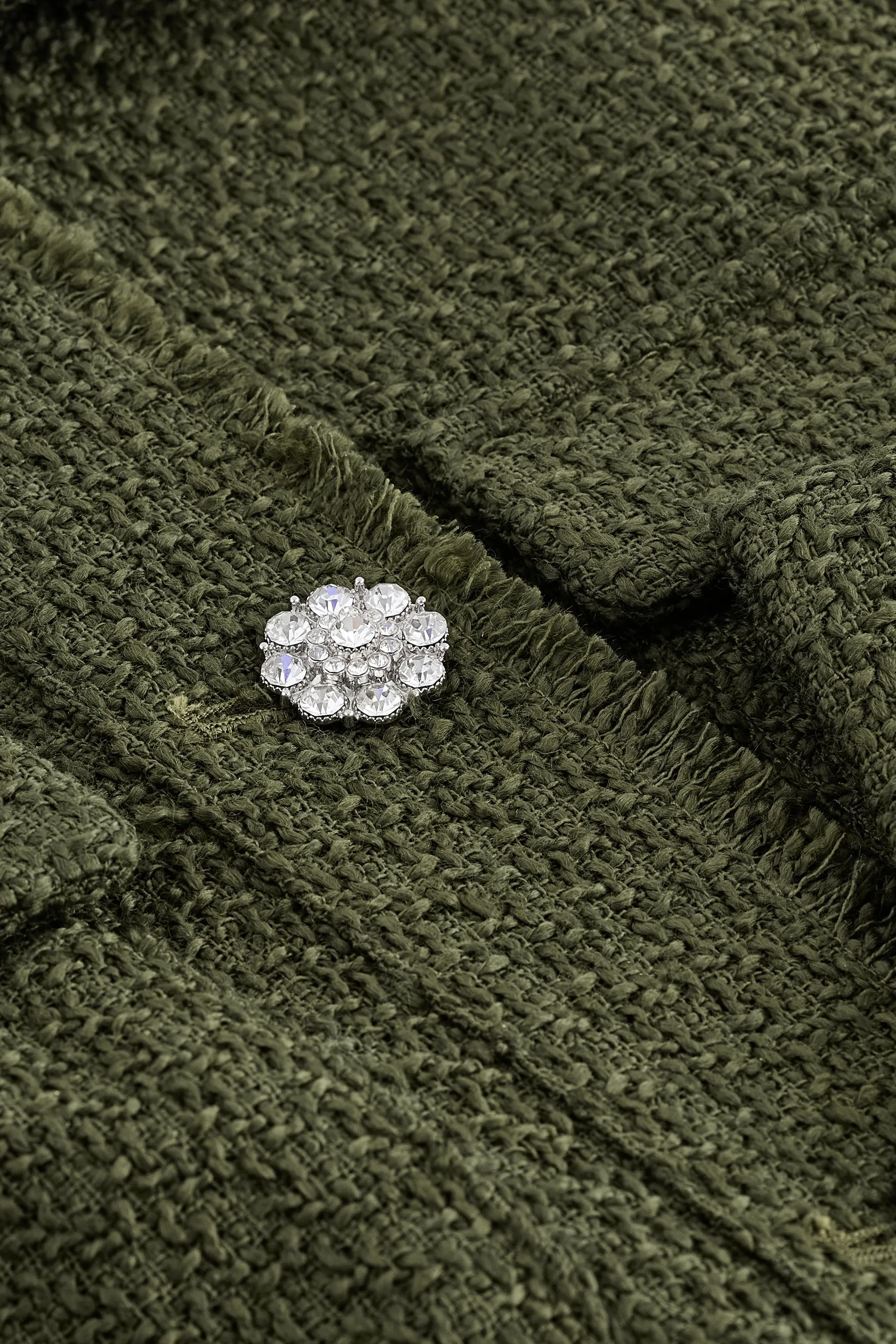 Giacca stile camicia in bouclé