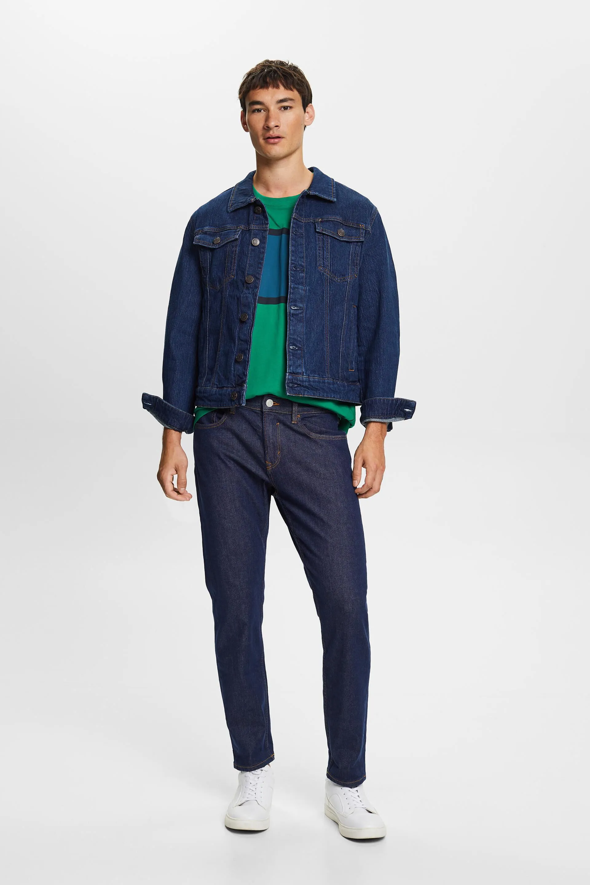 Giacca trucker in denim