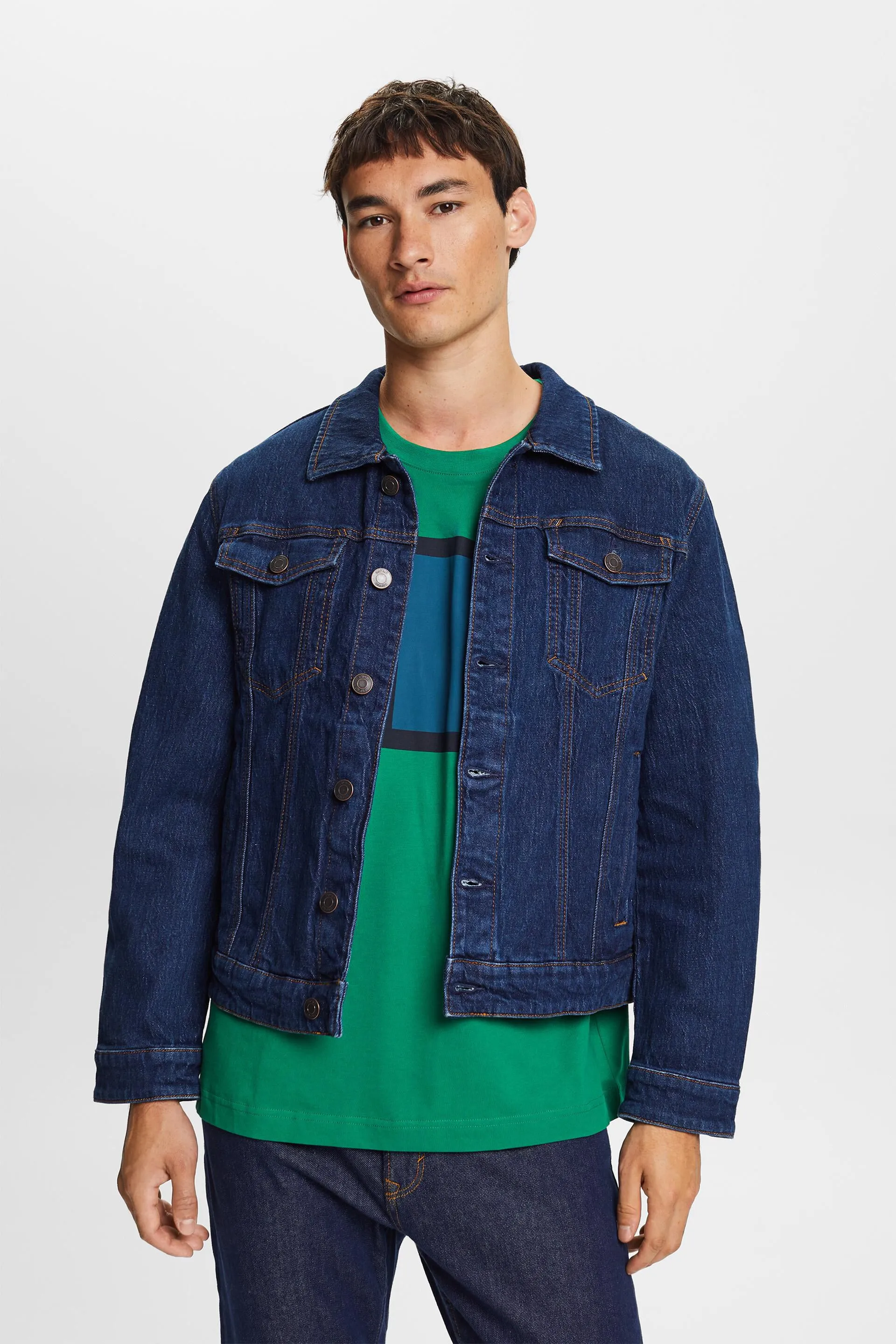 Giacca trucker in denim