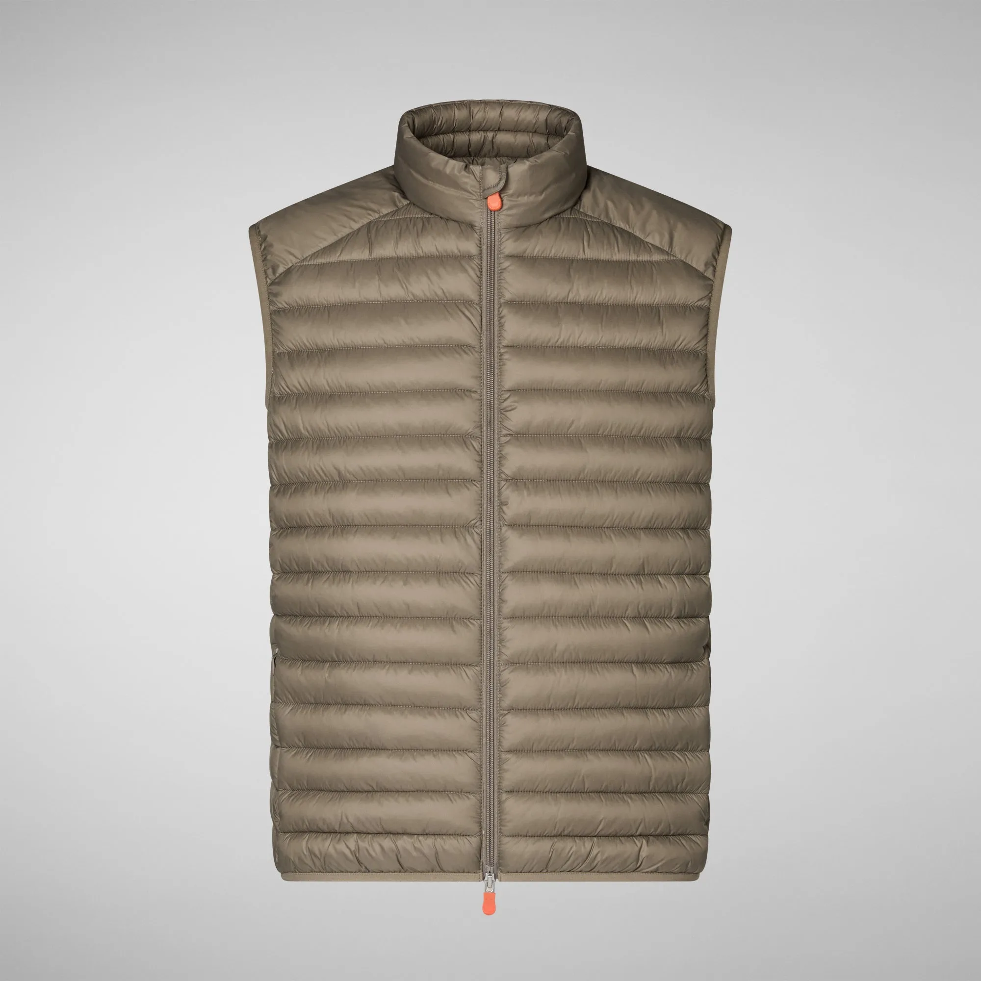 Gilet imbottito uomo Adam Grigio elefante