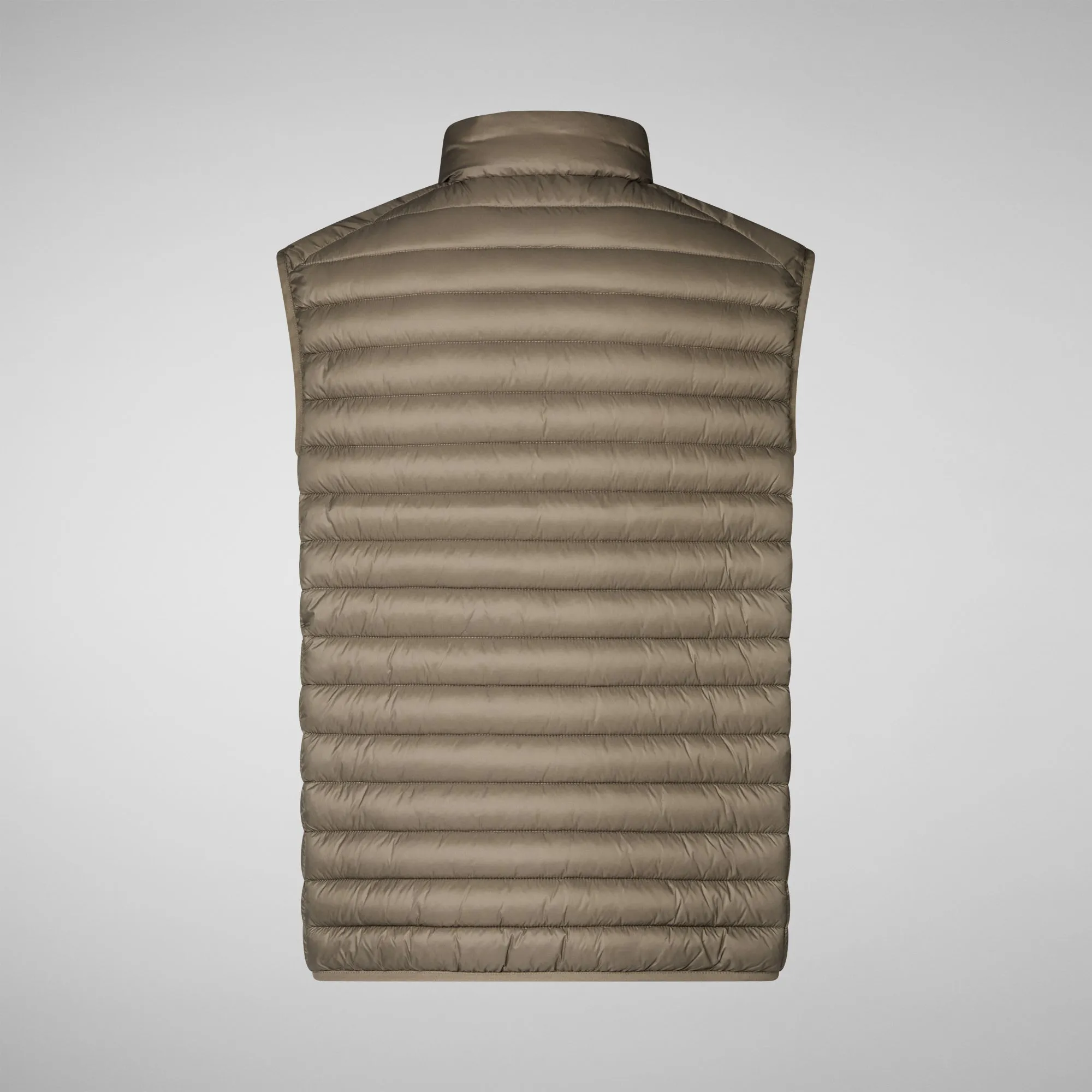 Gilet imbottito uomo Adam Grigio elefante