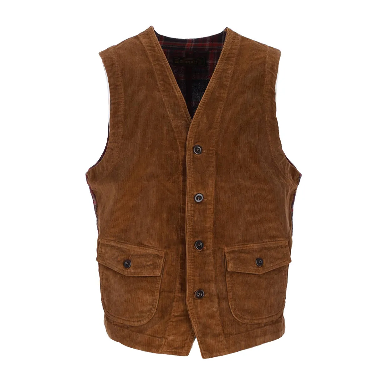 Gilet Uomo Chesapeake's St. Michel Marrone / Rosso Multicolor
