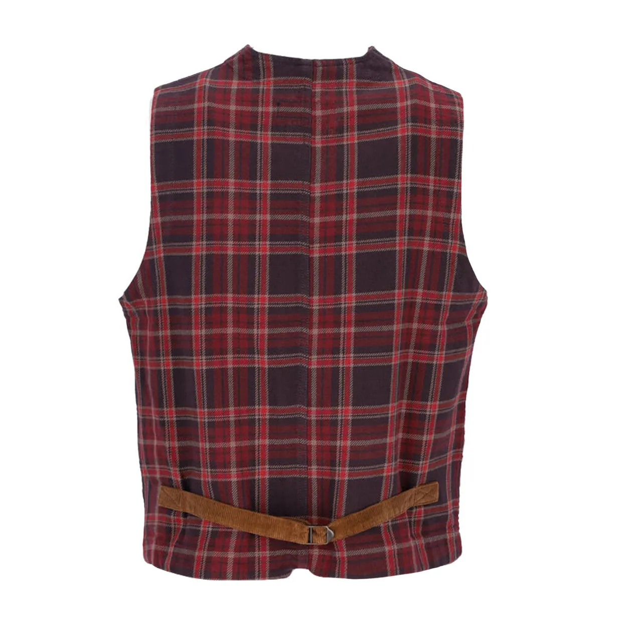 Gilet Uomo Chesapeake's St. Michel Marrone / Rosso Multicolor