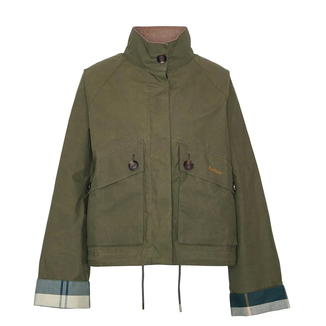 Giubbino Donna Barbour Crowdon Showerproof Verde