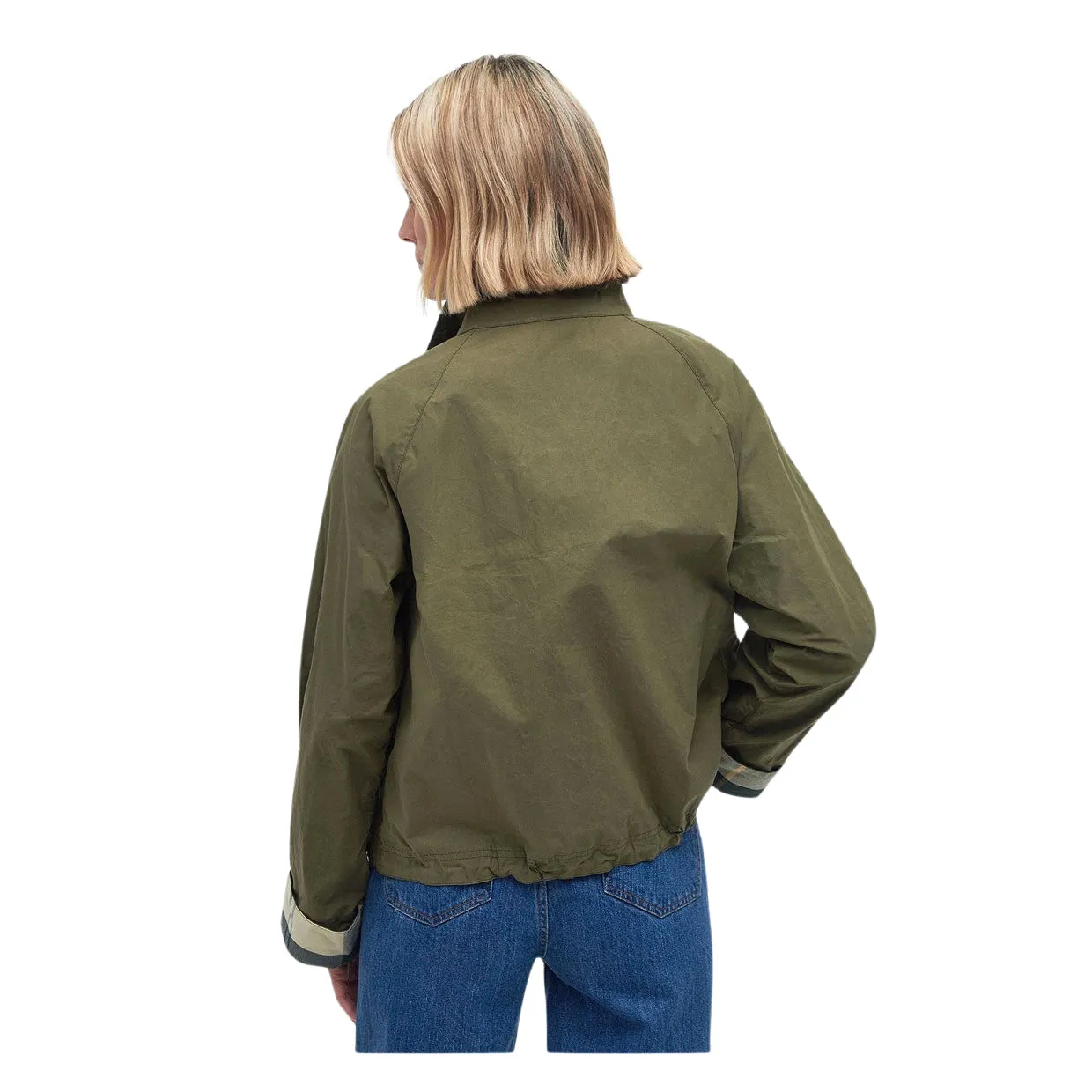 Giubbino Donna Barbour Crowdon Showerproof Verde