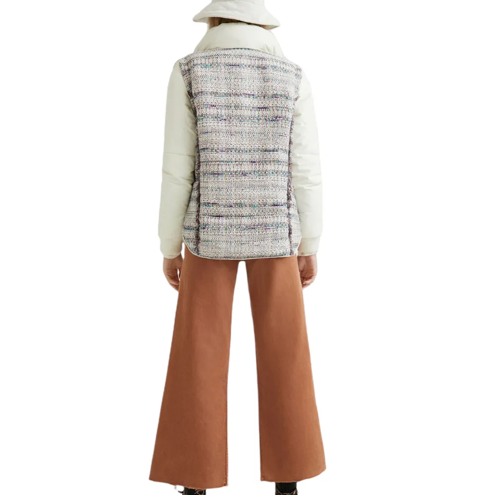 Giubbino donna DESIGUAL 21WWEWA6 BLANCO PADDED STORNI