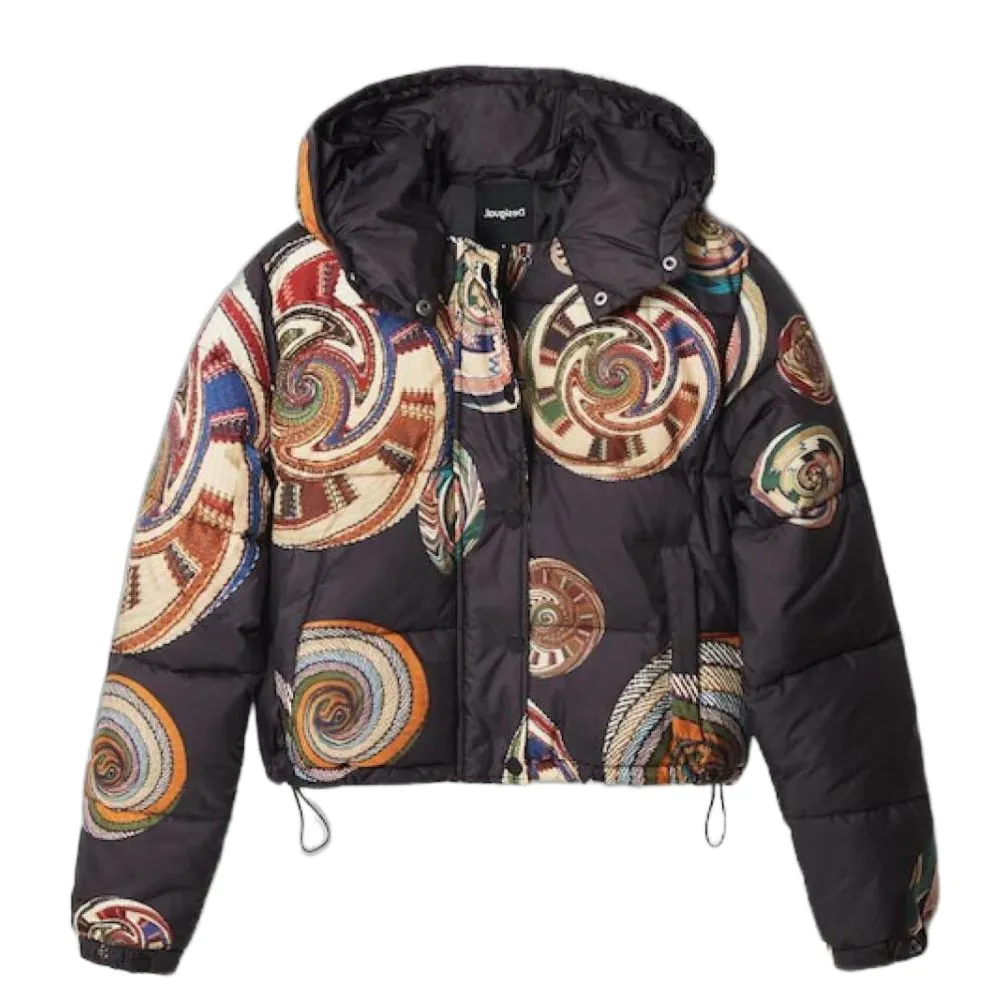 Giubbino donna Desigual 22WWEWA3 NEGRO PADDED_HEDDAL