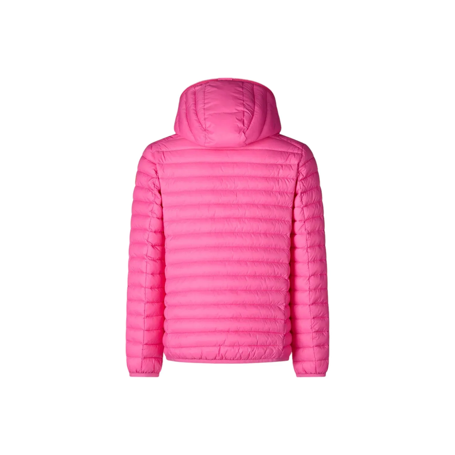 Giubbino fucsia con cappuccio per bambina