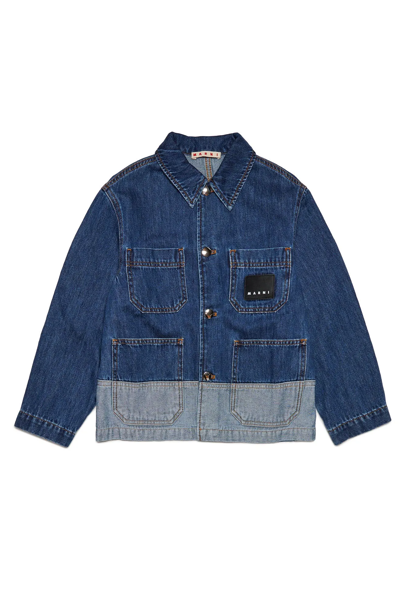 Giubbino in denim bicolore per bambini
