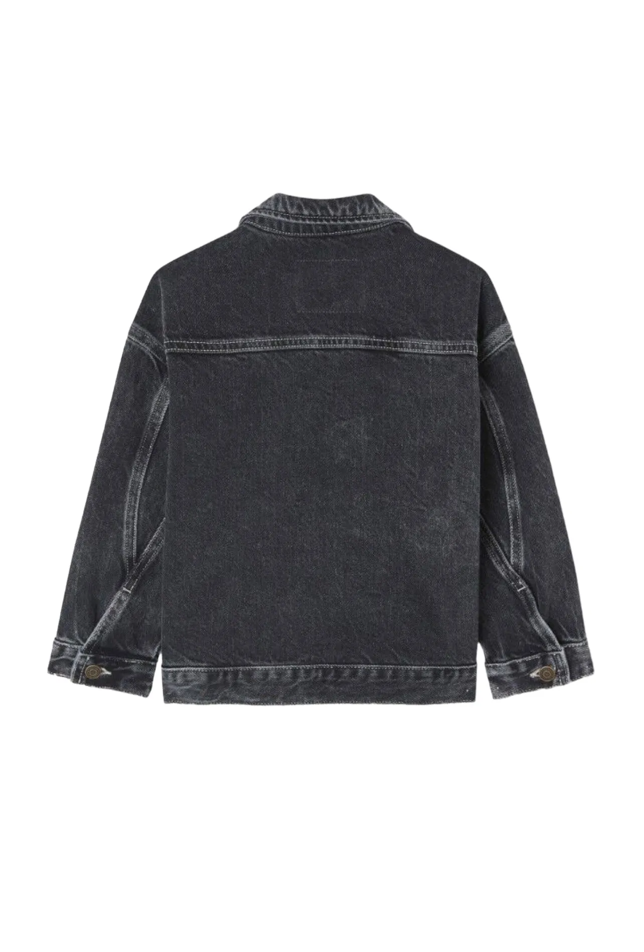 Giubbino in denim nero per bambini