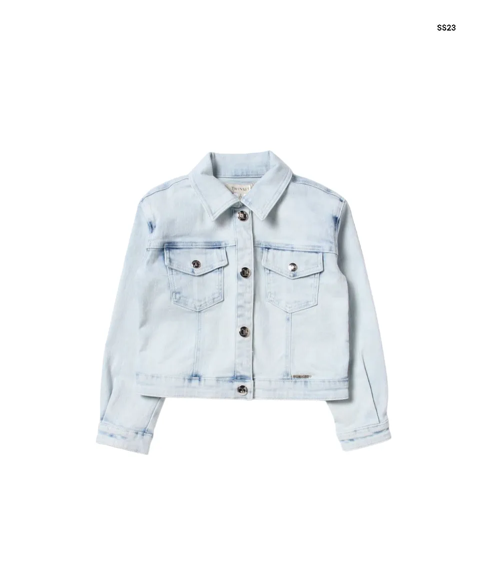 Giubbino in jeans per bambina