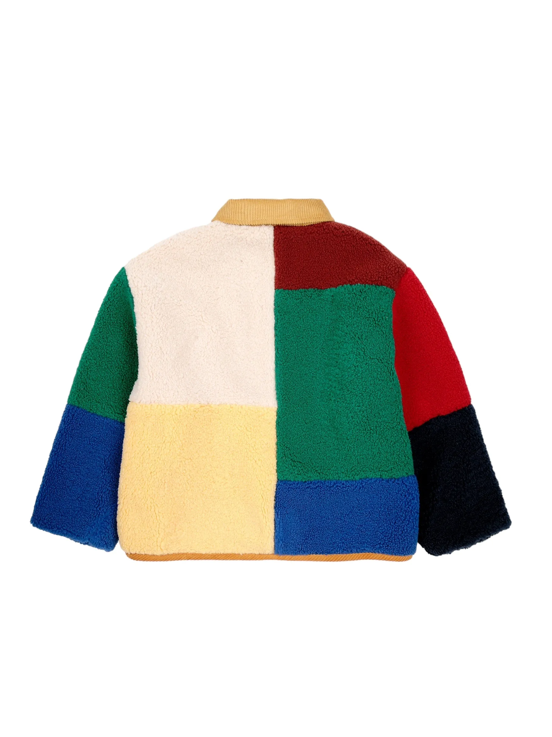 Giubbino orsetto color block per neonati e bambini