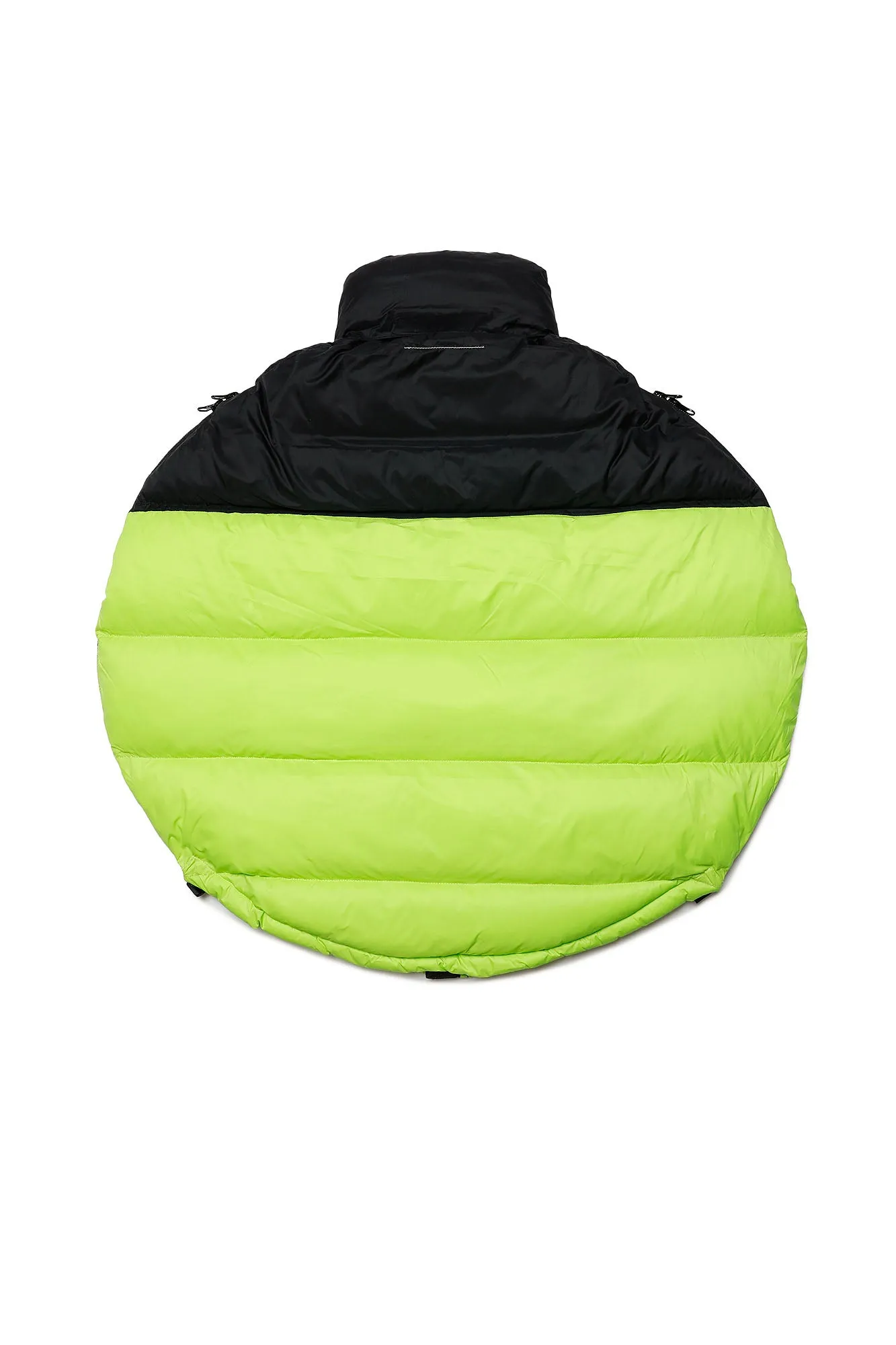Giubbino round bicolore lime-nero per bambini