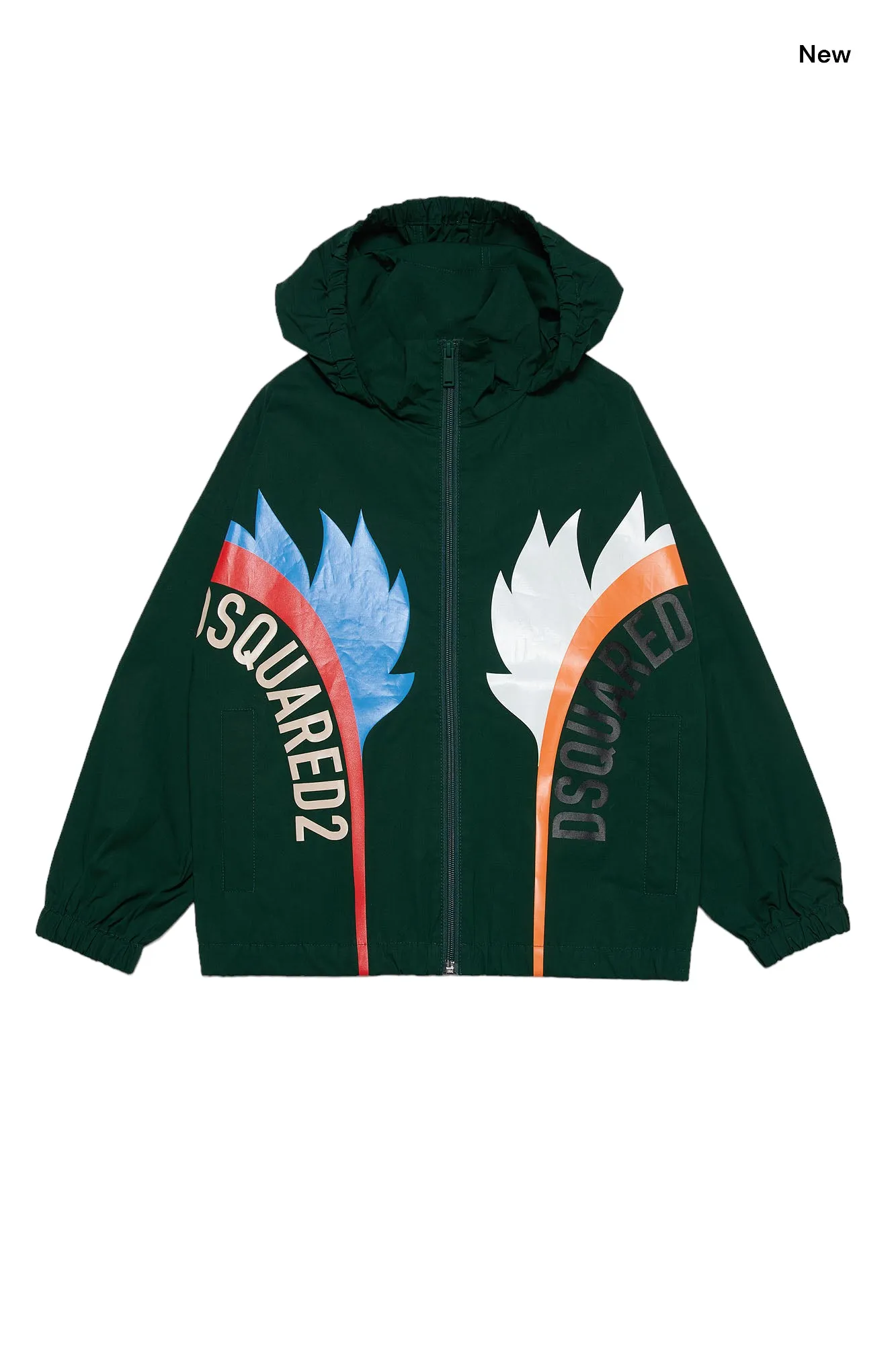 Giubbino sfoderato verde per bambini