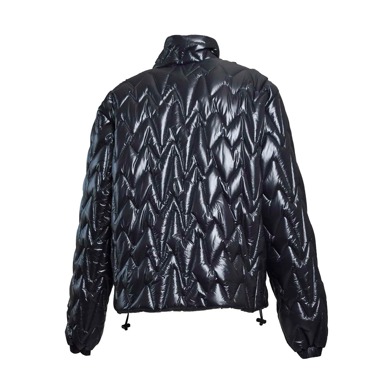 Giubbino trapuntato nero con motivo TheMwave MSGM