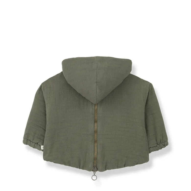Giubbino verde oliva per neonati